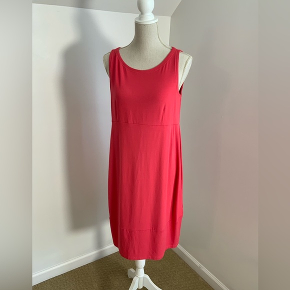 Eileen Fisher Dress Viscose Jersey Cutout‎ - Picture 2 of 7